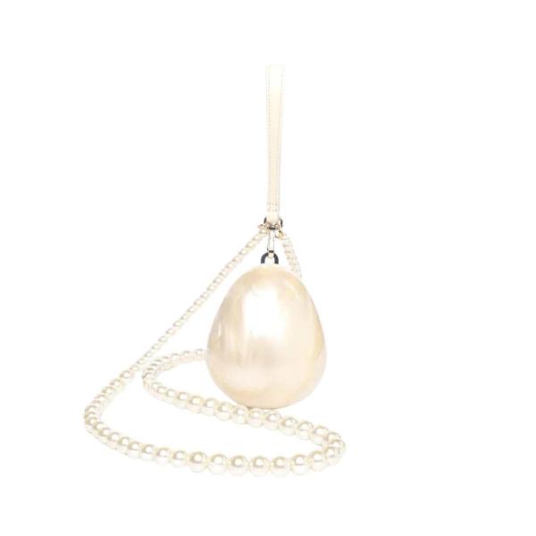  Micro Handheld Egg Bag With Pearl Crossbody Strap