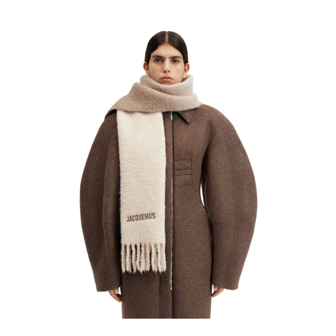 Jacquemus L'echarpe Moisson Gradient Scarf Multi Beige