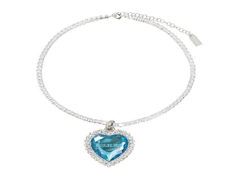 crystal heart necklace