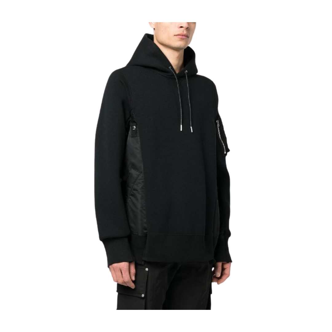 Sponge Sweat x Nylon Twill Hoodie