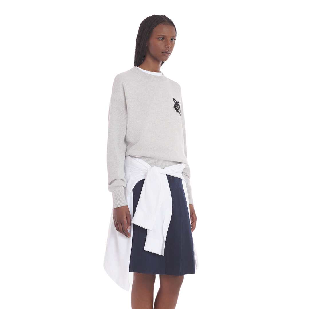 Fox Head Intarsia Comfort Jumper