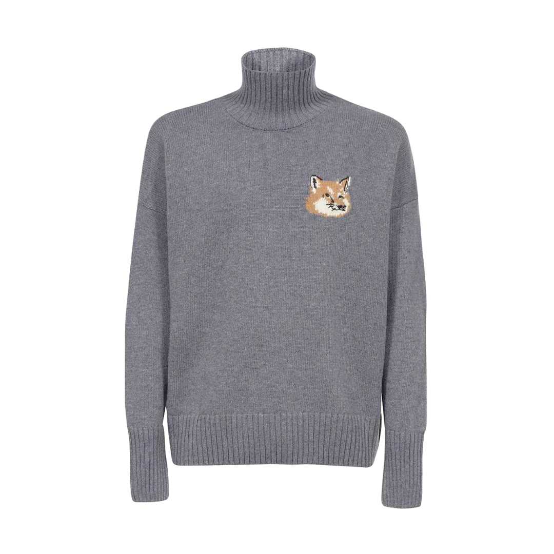 Fox Head Oversize High Neck Pullover