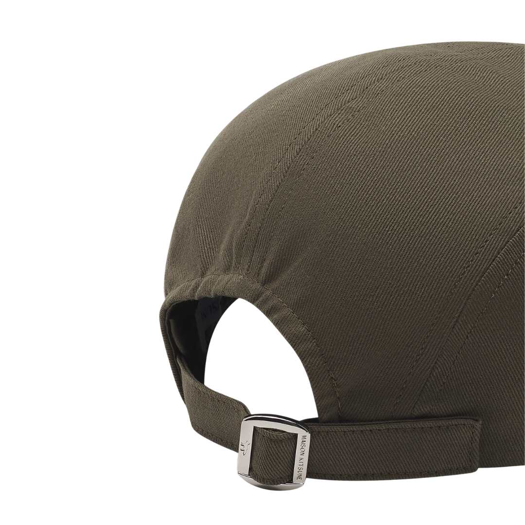 Maison Kitsune Palais Royal 5P Cap Khaki