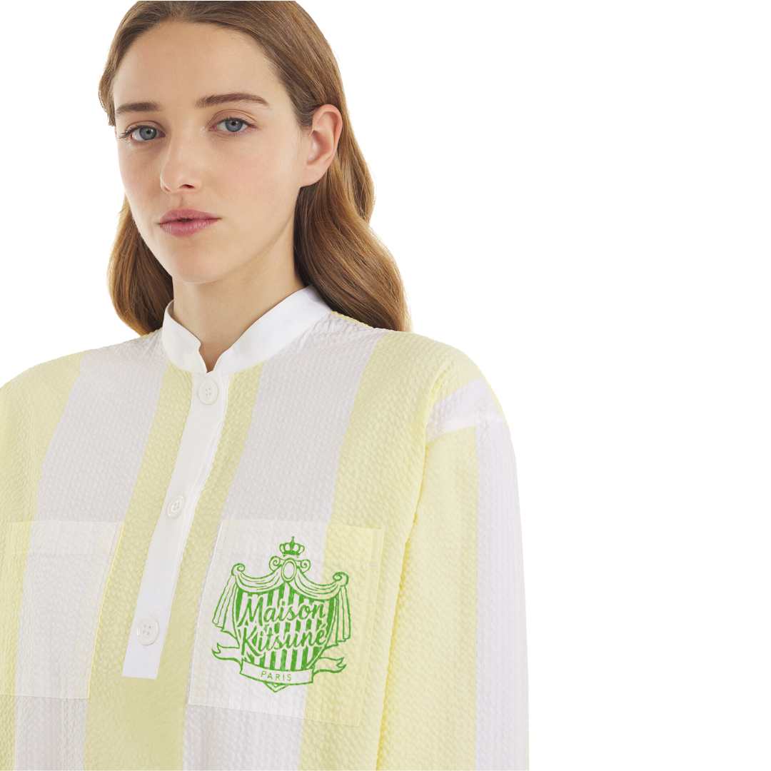 Poolside stripes tunic dress