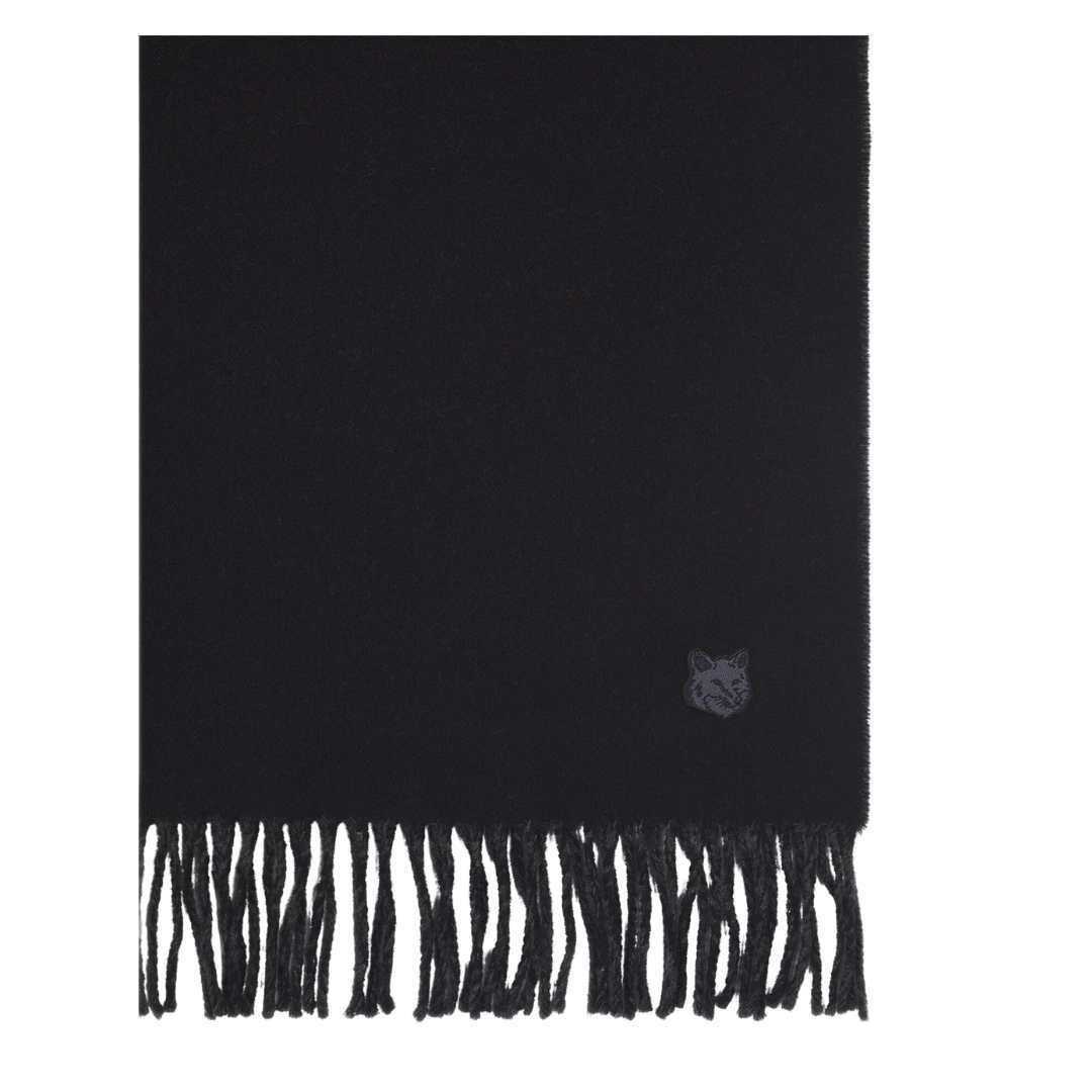 Bold Fox head patch scarf