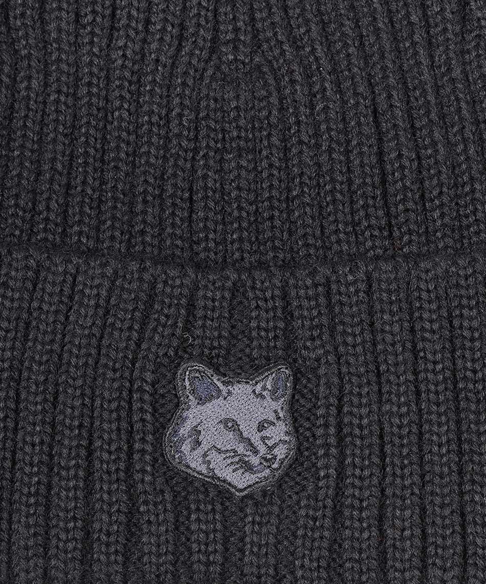  FOX HEAD PATCH RIBBED BEANIE