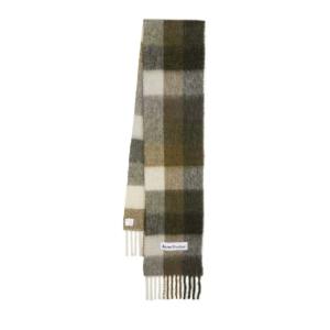 MOHAIR CHECKED SCARF