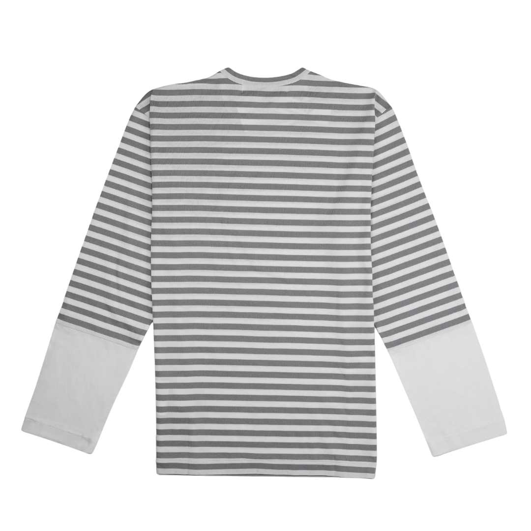 Red Heart Waffen Stripe Long Sleeve T-shirt