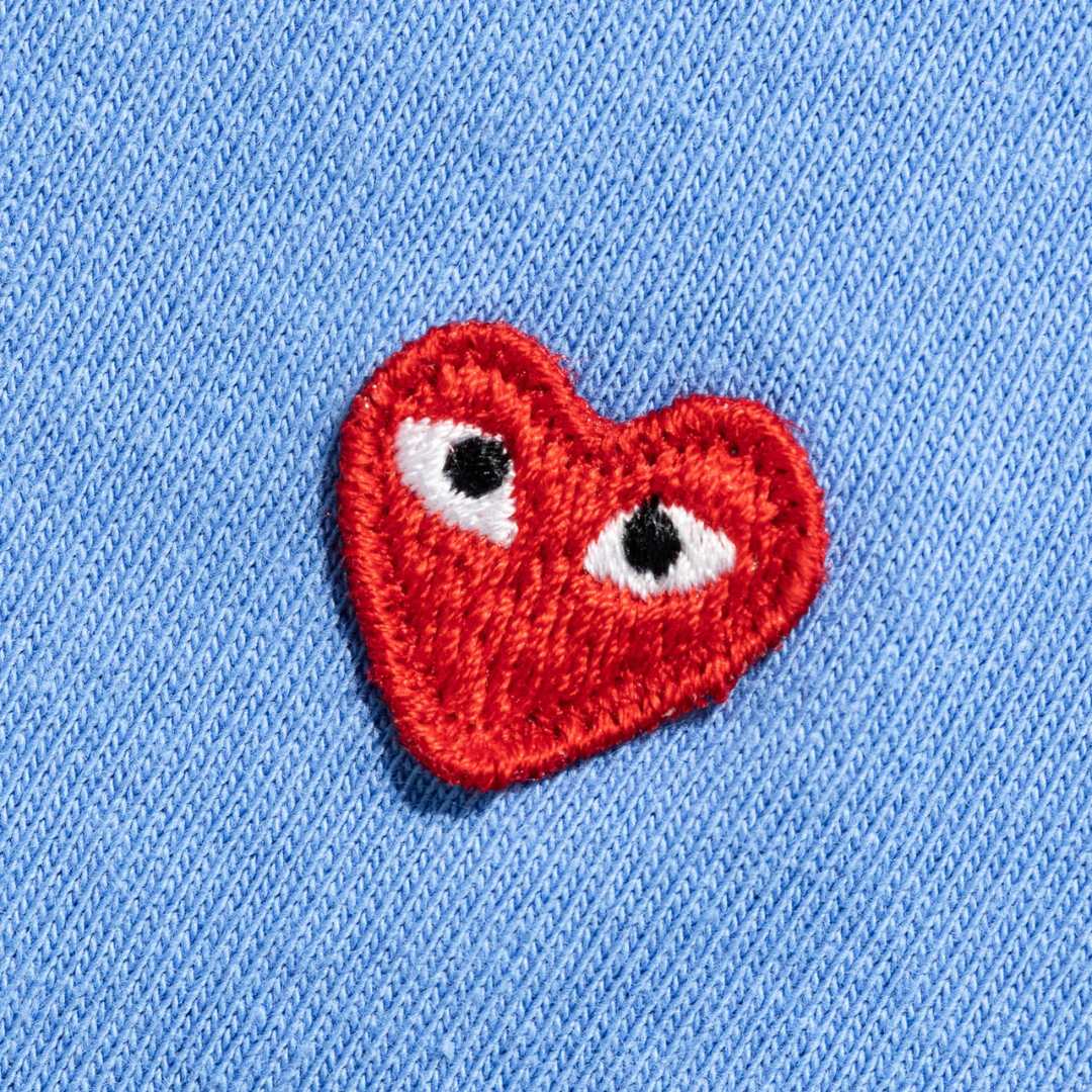 CDG Play Logo-patch short-sleeve T-shirt