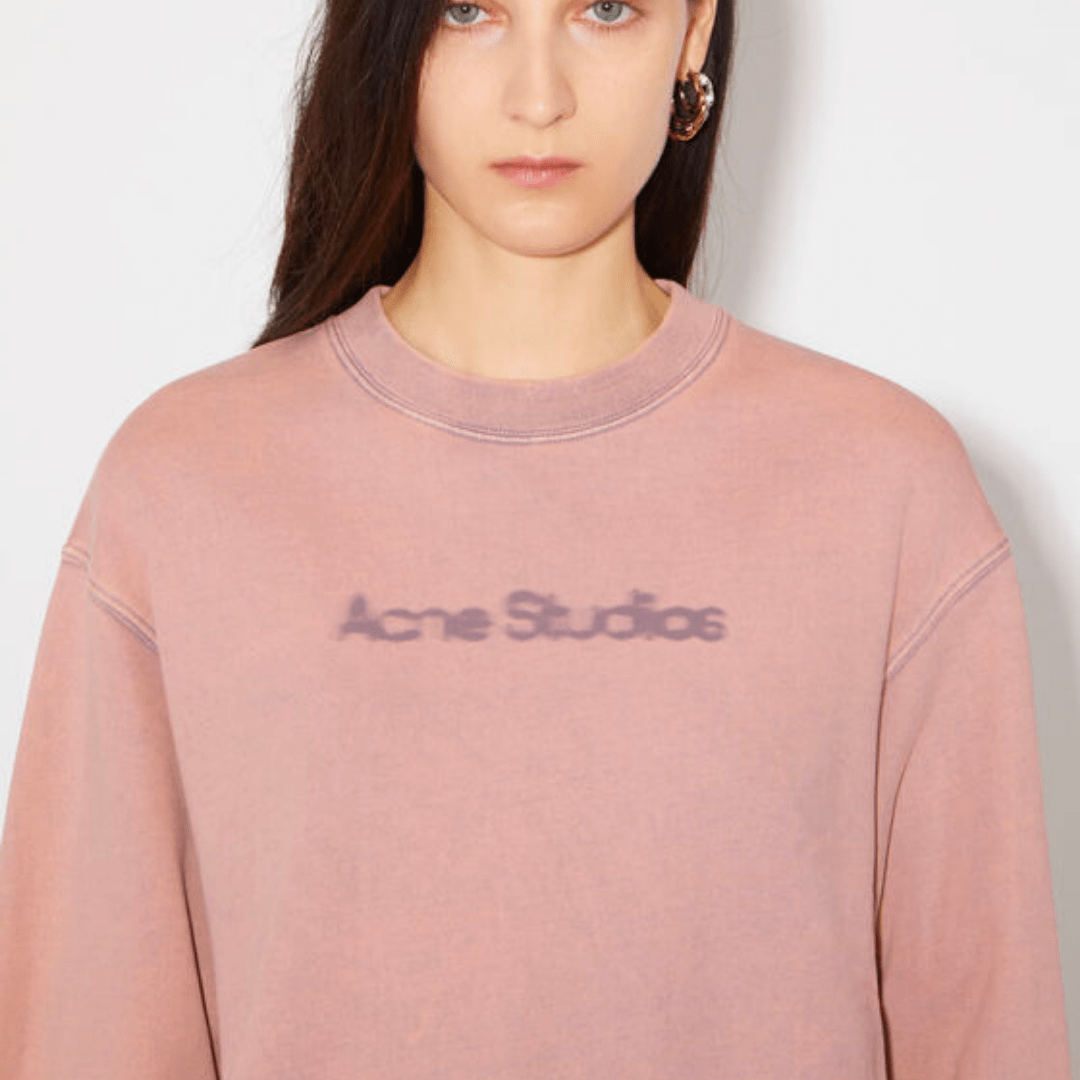 BLURRED LOGO SWEATER 
