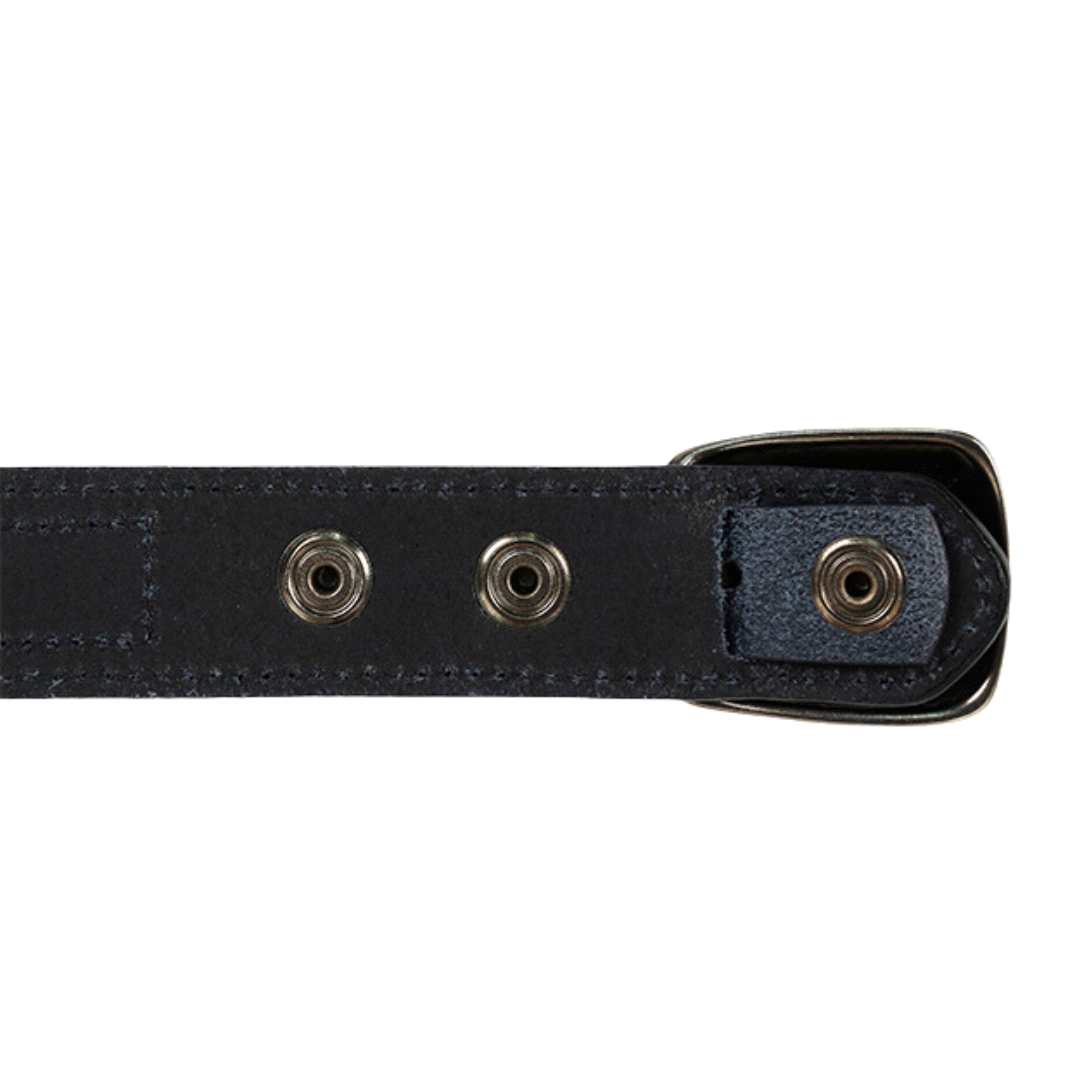 Black Minimal Western Belt