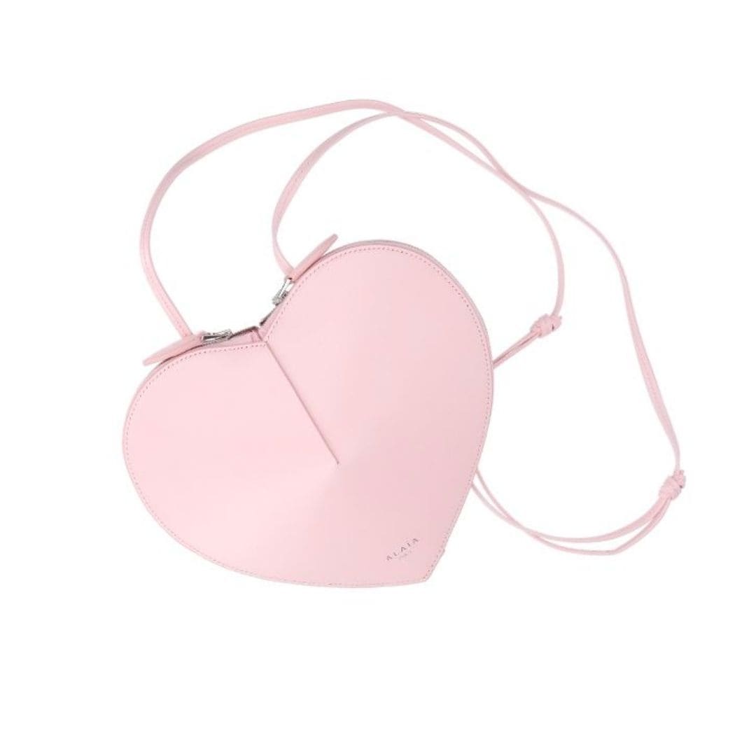 Lux Calfskin Heart Shoulder Bag
