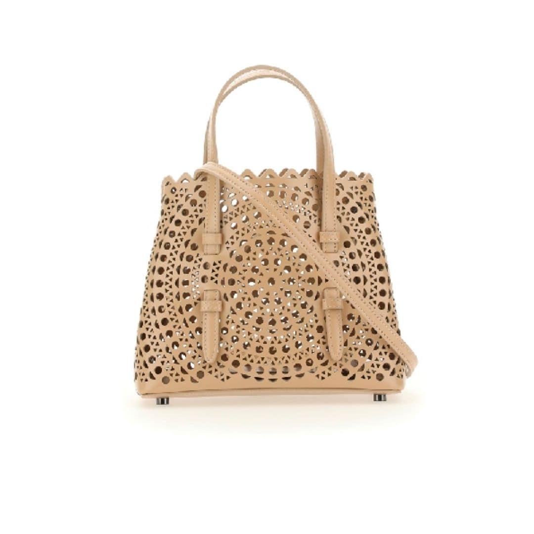 Mina 20 BN decoration leather tote bag