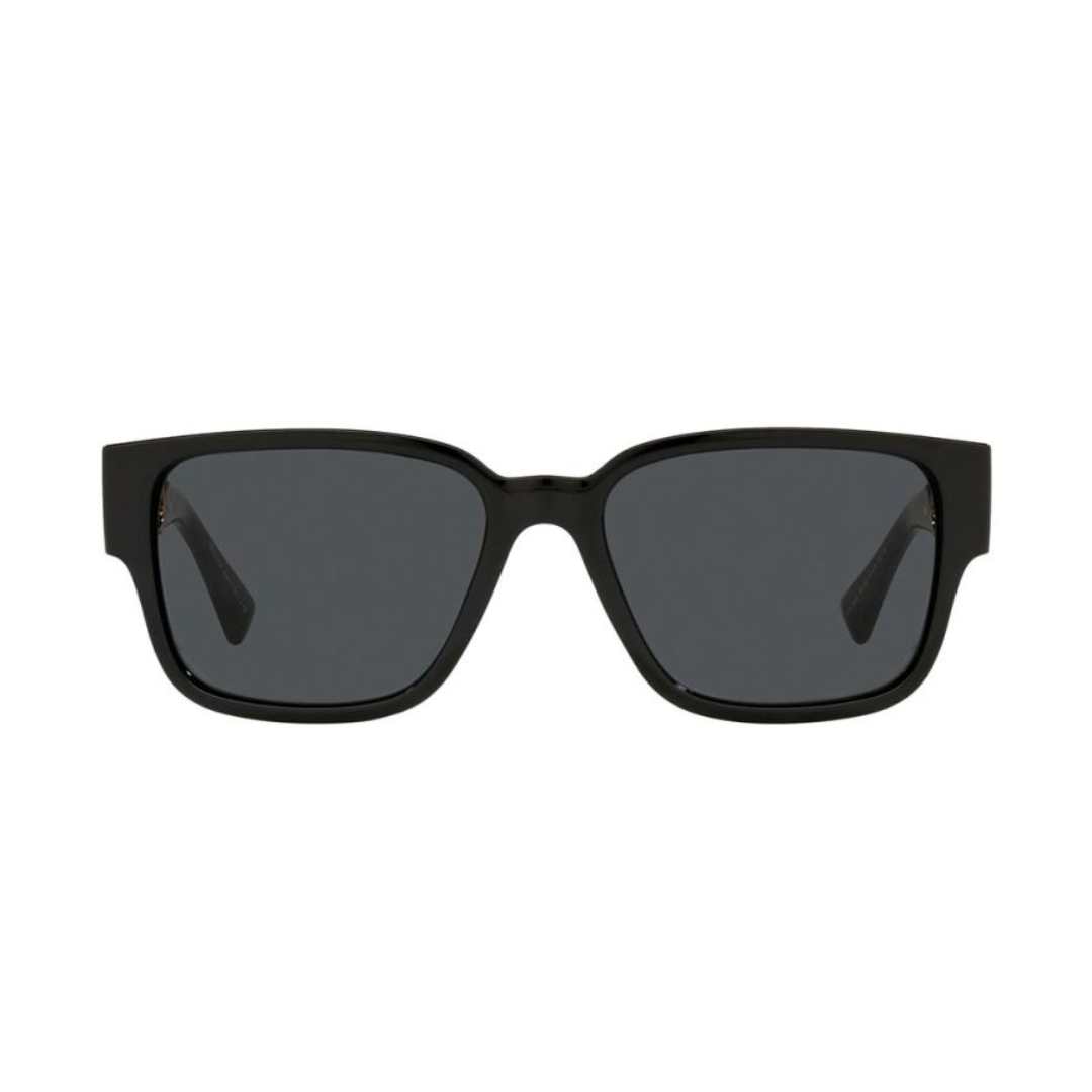 Dark Grey Rectangular Men's Sunglasses