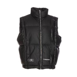 CHEN PENG number logo padded vest