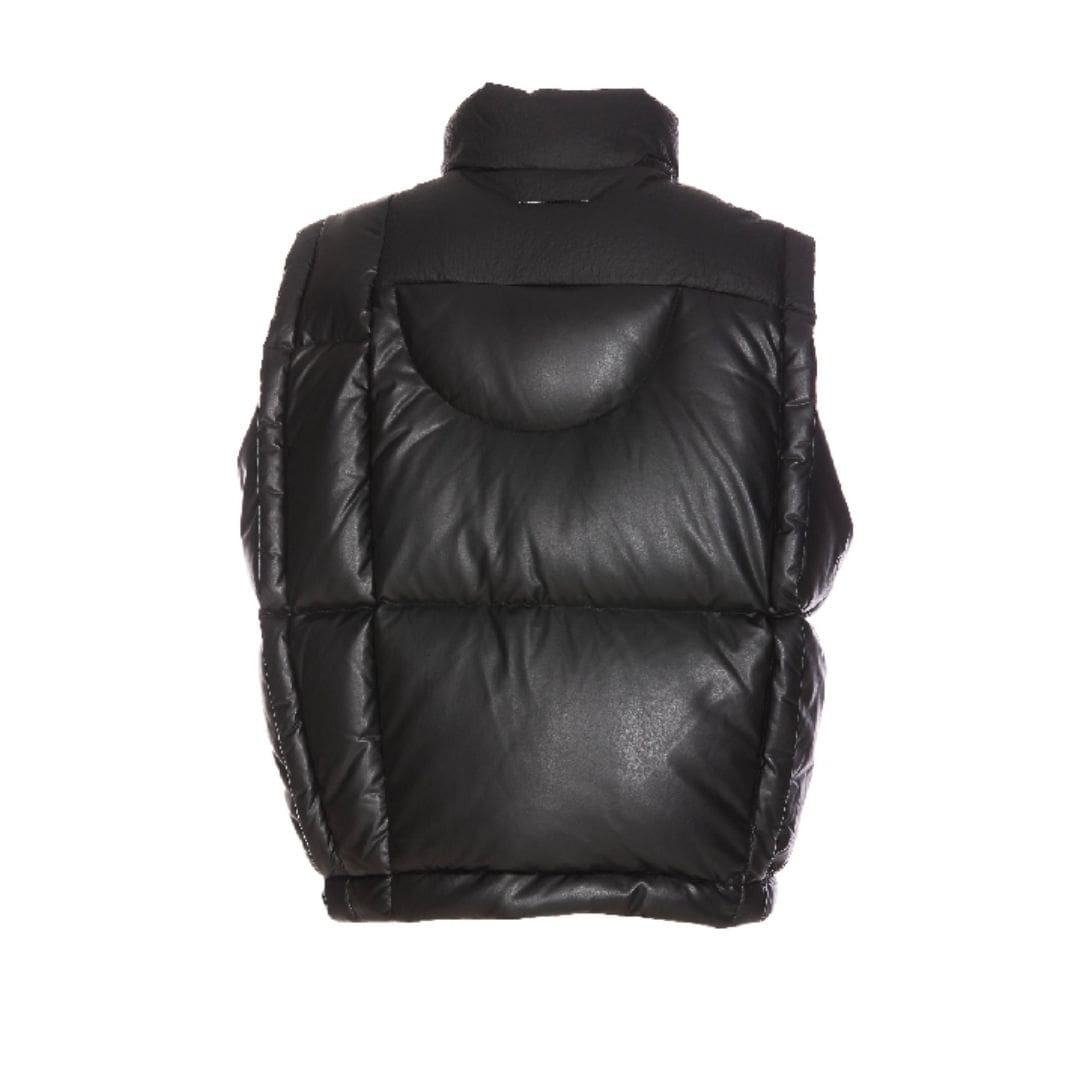 CHEN PENG number logo padded vest