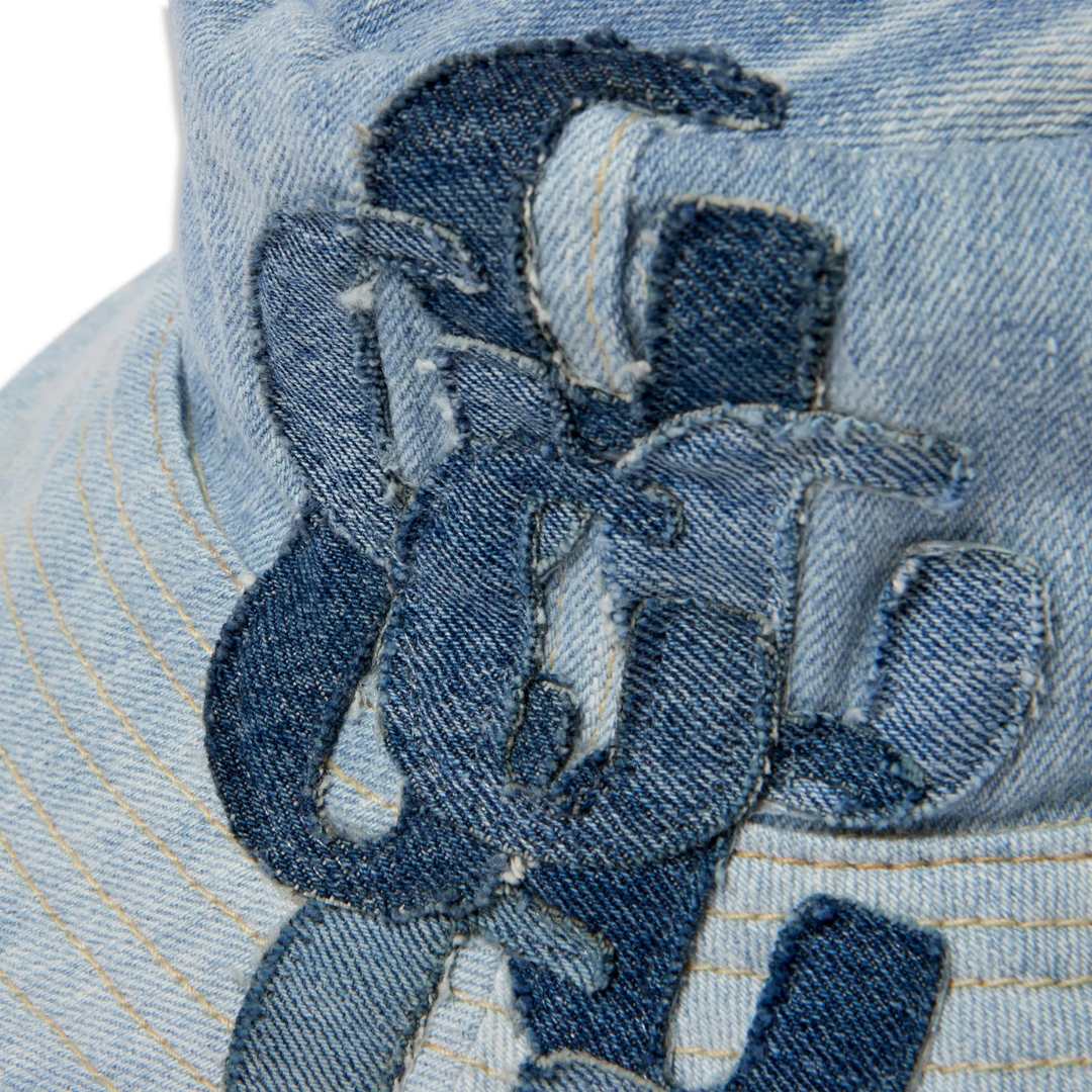 G Patch Denim Bucket Hat