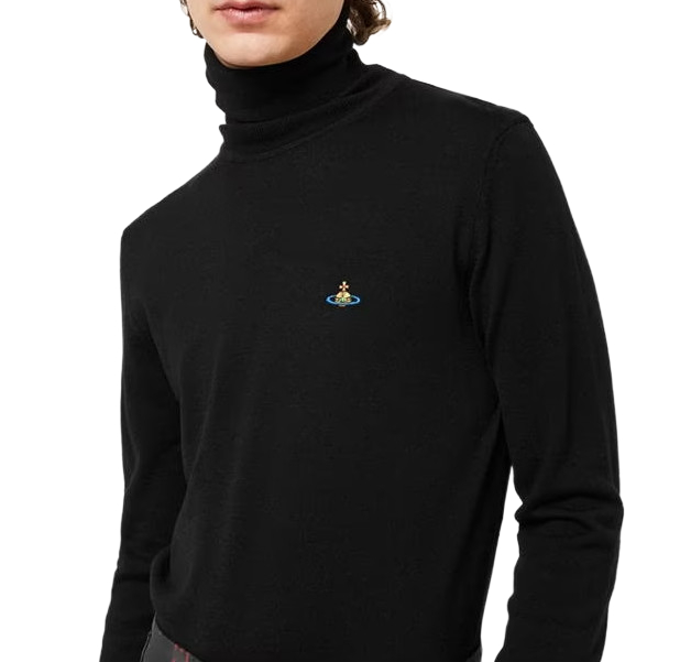 Men's high neck knit