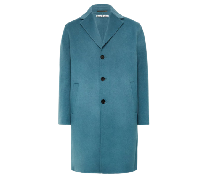 Acne Studios Wool Coat - Mid Blue