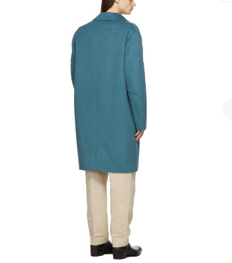 Acne Studios Wool Coat - Mid Blue