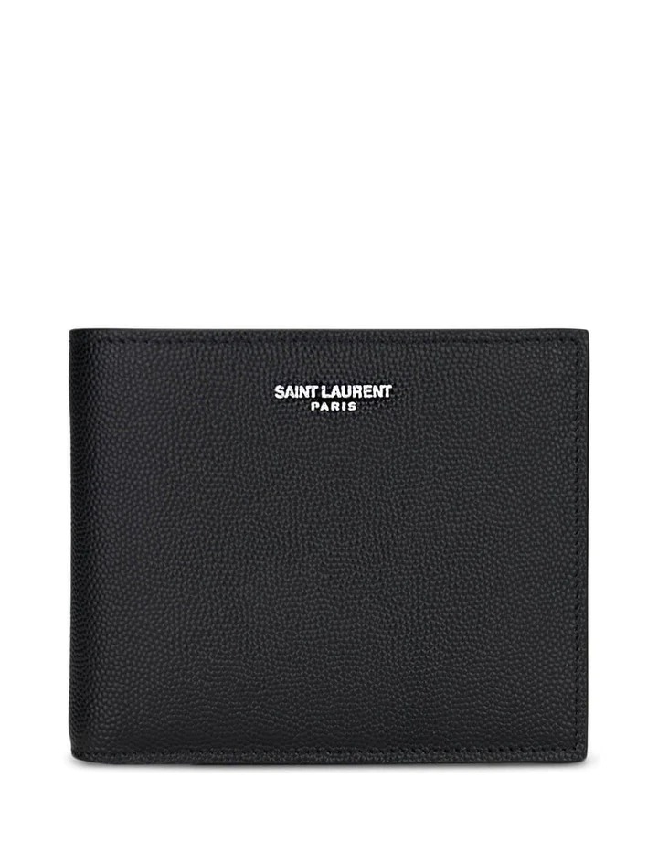 SAINT LAURENT PARIS EAST/WEST WALLET IN GRAIN DE POUDRE EMBOSSED LEATHER