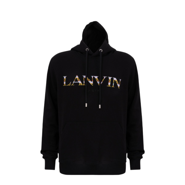 Logo embroidered hood