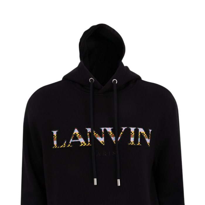 Logo embroidered hood