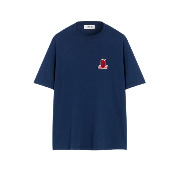 Logo patch short sleeve t-shirt