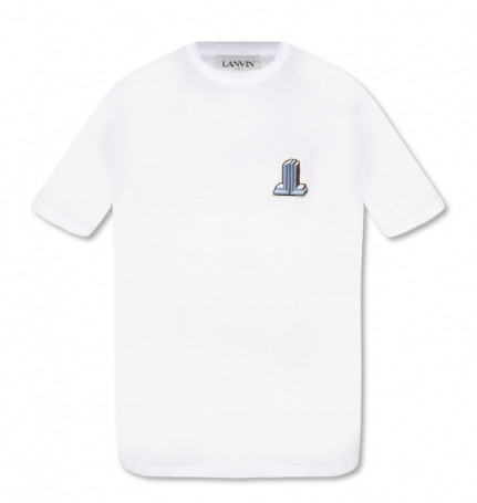 Logo patch short sleeve t-shirt