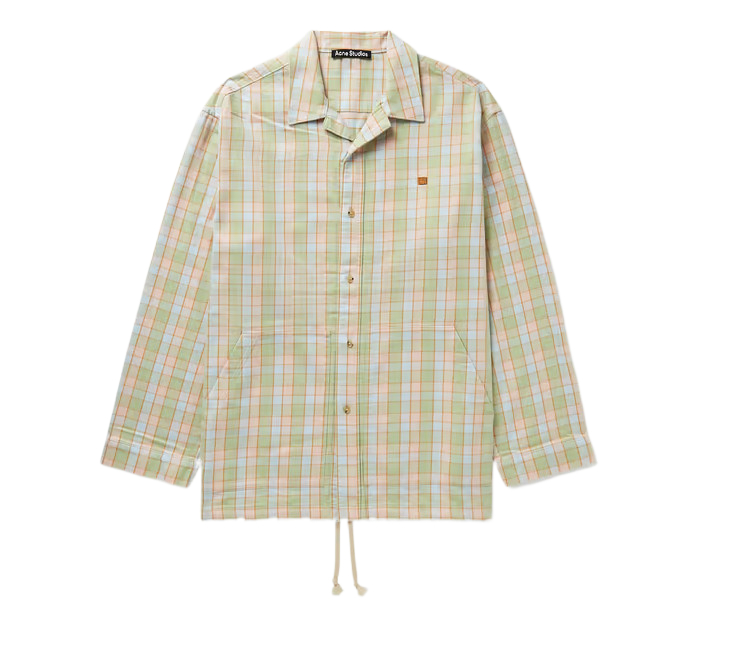 Shirt Flannel shirt - Orange/beige