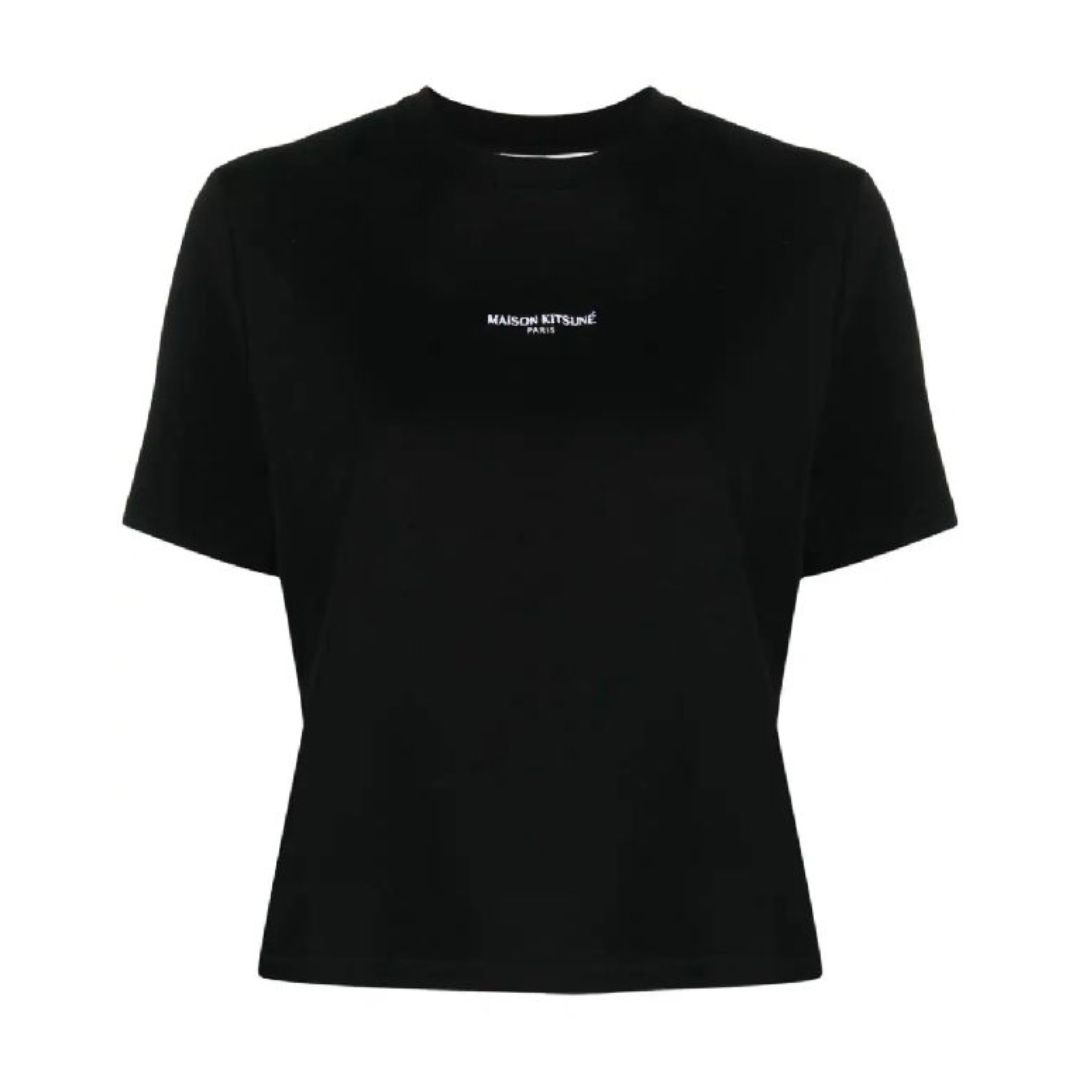 23SS MAISON KITSUNE PARIS EMBROIDERED BOXY TEE-SHIRT