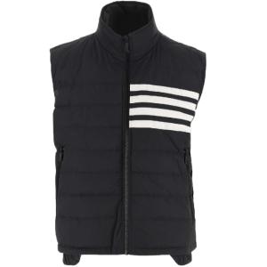 Diagonal padded vest