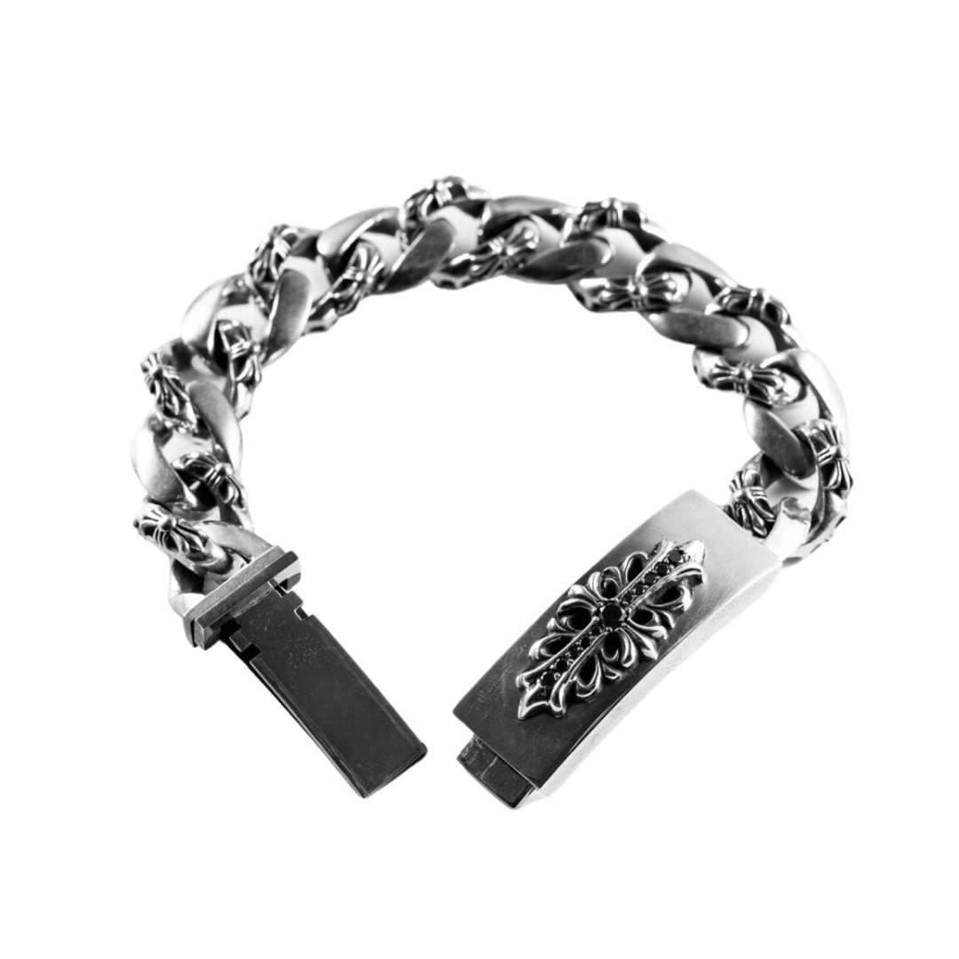 Floral ID Fancy Bracelet Black Diamond (Original)