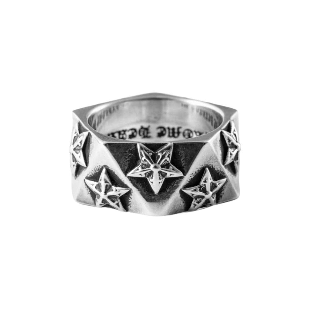 Star pentagon ring
