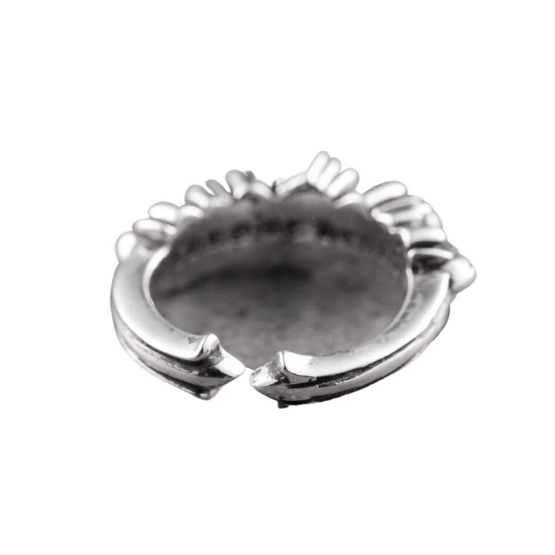 Baby Double Floral Ring Pavedia (After)