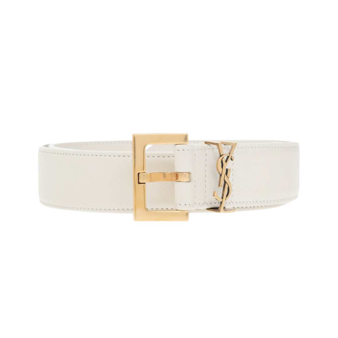 monogram logo belt