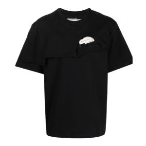 Asymmetric layered t-shirt