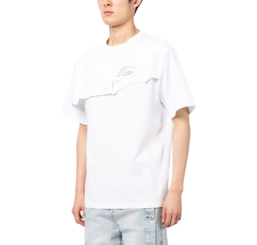 Asymmetric layered t-shirt