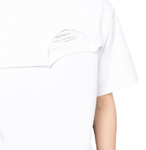 Asymmetric layered t-shirt