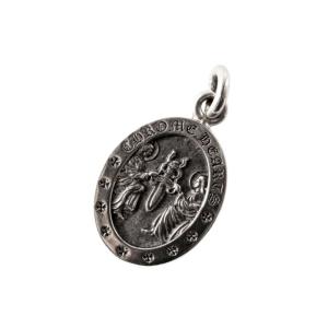 Oval Angle Medal Pendant