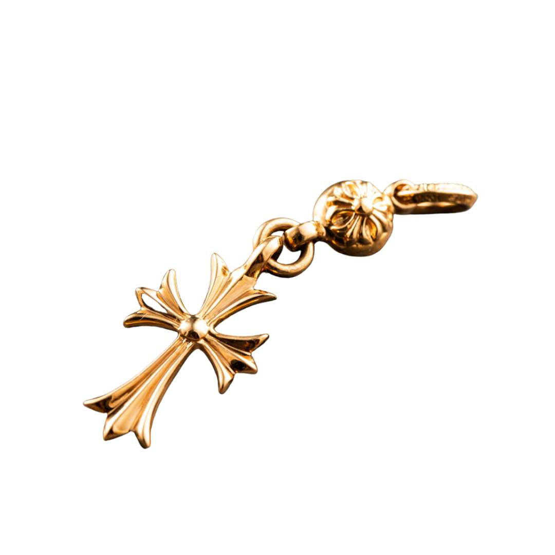 22K One Bolt Tiny Cross 1P Pavedia (Original)