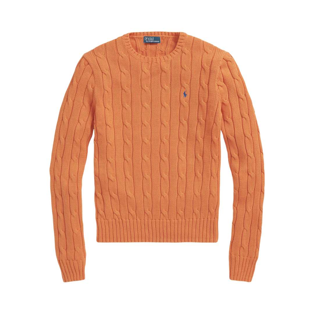 Cable-Knit Cotton Crewneck Jumper