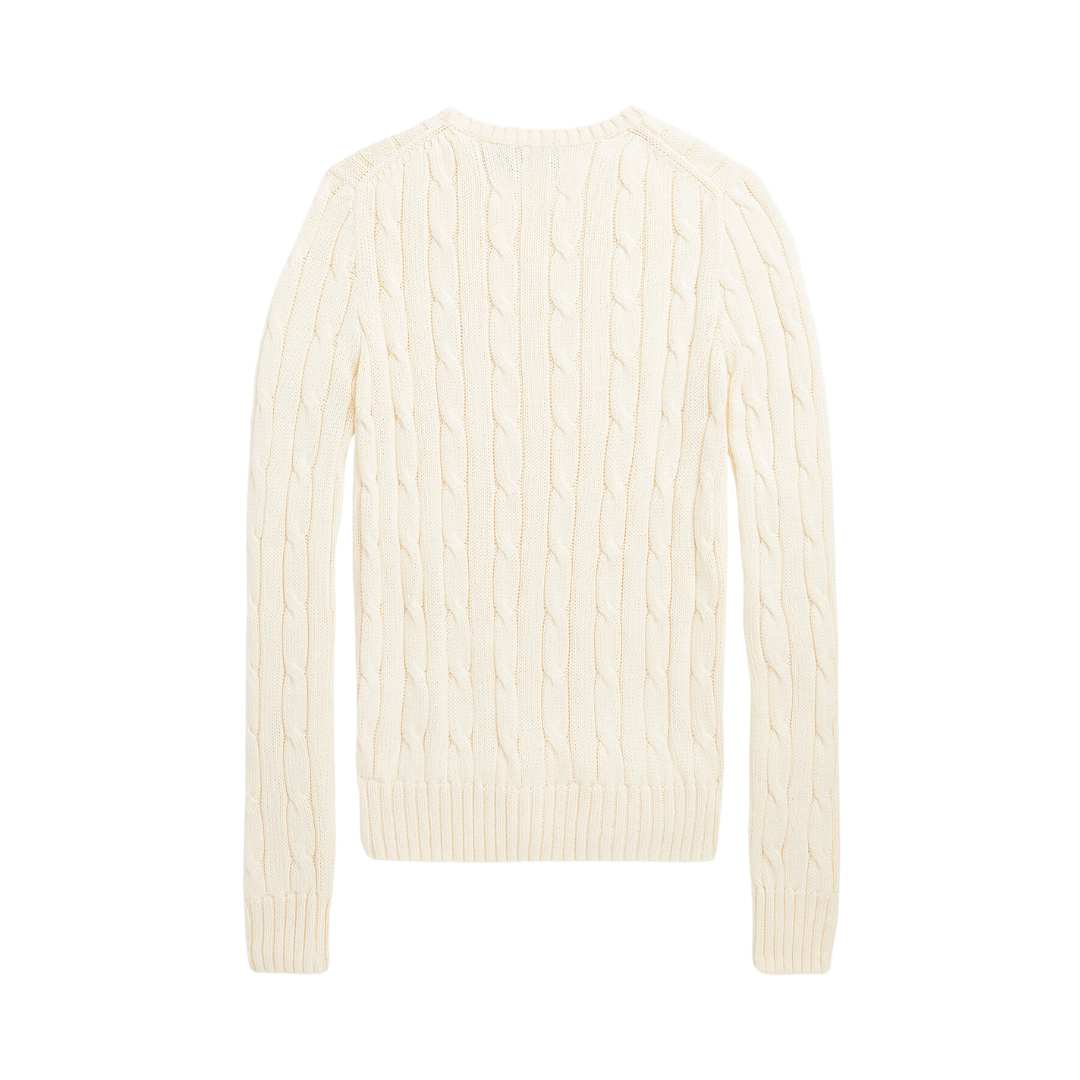 Cable-Knit Cotton Crewneck Jumper