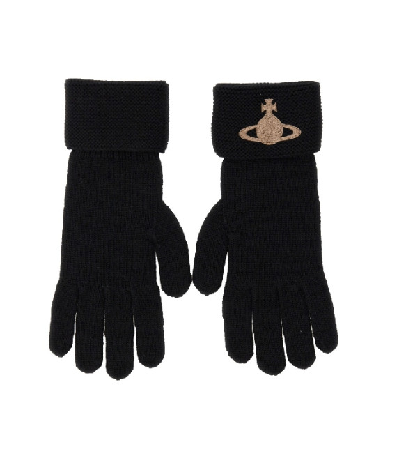 ORB logo wool gloves