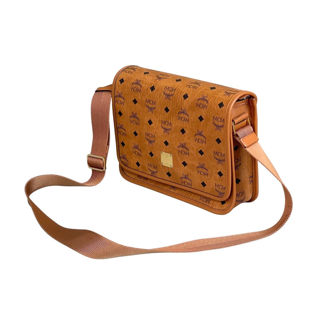 MCM Bag X-mini Cognac Klassic Visetos Crossbody 'Beige'