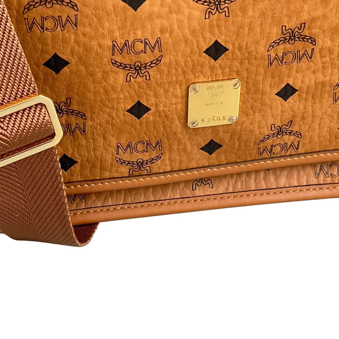 MCM Bag X-mini Cognac Klassic Visetos Crossbody 'Beige'