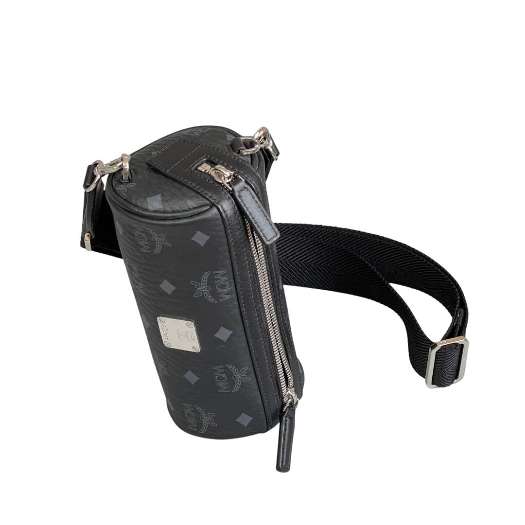 Visetos Mini Barrel Crossbody Bag Black