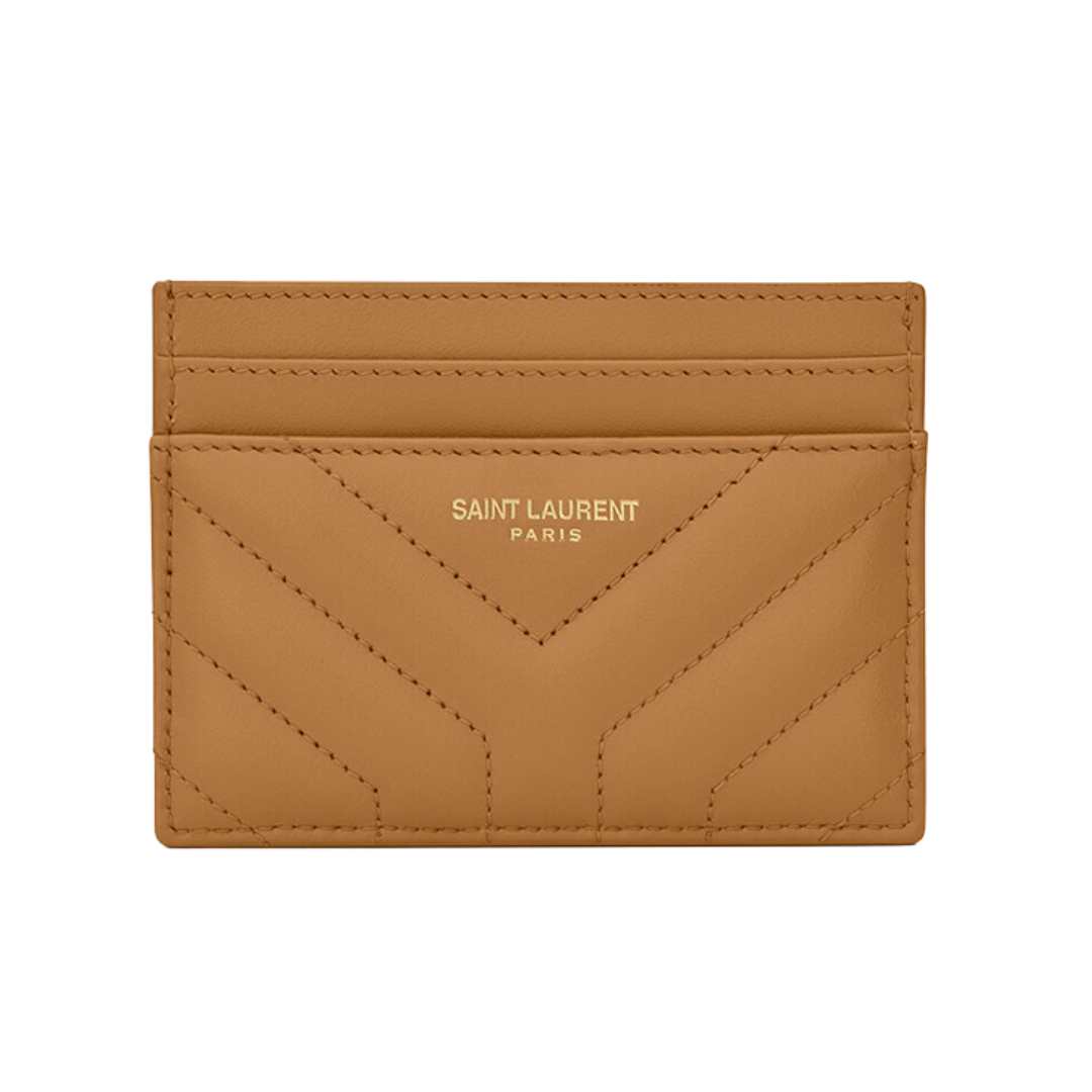 JOAN CARD CASE IN QUILTED LEATHER