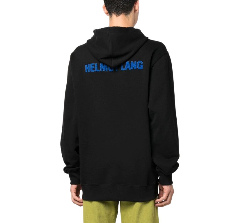 Flock logo hoodie