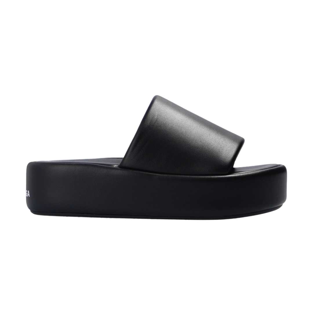 logo slide sandals
